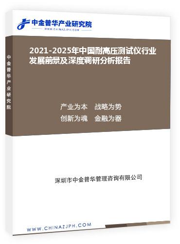 2021-2025年中國耐高壓測試儀行業(yè)發(fā)展前景及深度調研分析報告