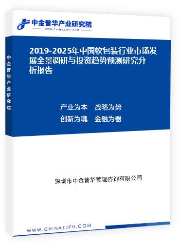 2019-2025年中國軟包裝行業(yè)市場發(fā)展全景調(diào)研與投資趨勢預(yù)測研究分析報(bào)告